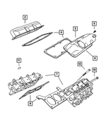 Special Stud And Grommet, Mounting - Mopar (4884764AA)