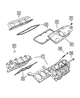 Special Stud And Grommet, Mounting - Mopar (4884764AA)