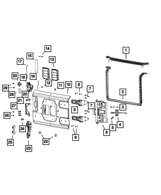 Torx Bolt | Mopar | Part Number (6512276AA)