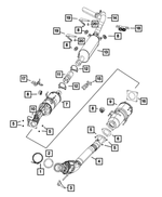 Exhaust Pipe Gasket - Mopar (68065844AB)