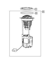 Fuel Pump/Level Unit Module Kit - Mopar (68643799AA)