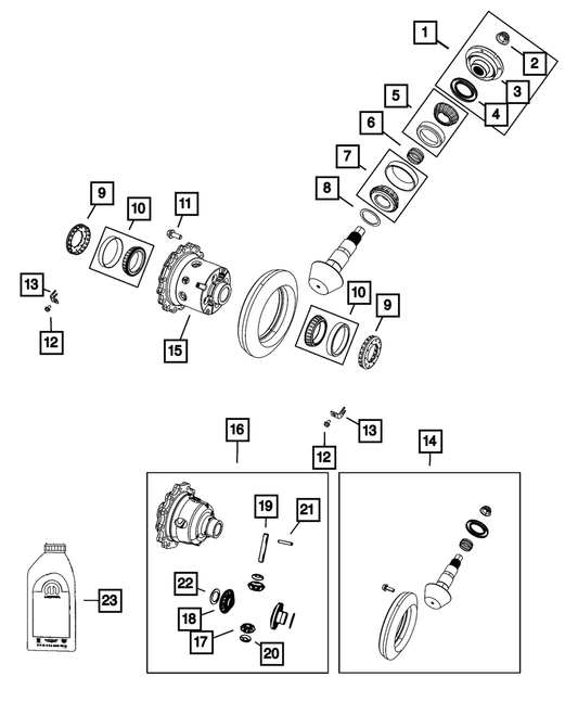 Gear Lubricant | Mopar | Part Number (68449546AA)