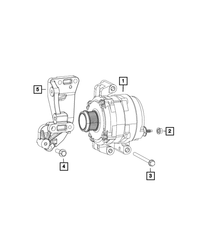 Alternator - Mopar (56029624AC)
