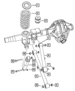 Spring Isolator - Mopar (52855789AB)