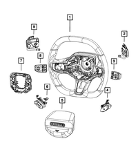 Steering Wheel Switch - Mopar (68411009AA)