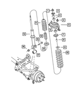 Hex Flange Lock Nut - Mopar (6101696)