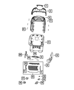 Seat Adjuster Shield - Mopar (6PH931T5AC)