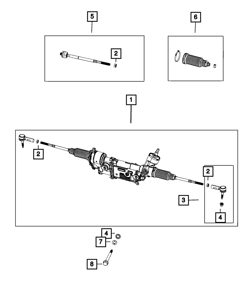 Outer Tie Rod End - Mopar (68528060AA)