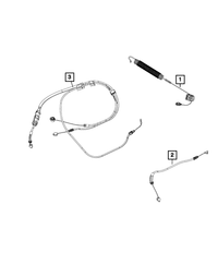 Seat Riser Cable Kit, Right - Mopar (68143770AB)