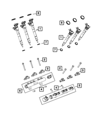 Fuel Injector Seal | Mopar | Part Number (5072722AA)