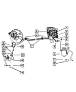 Anti-Lock Brakes Sensor, Right Front - Mopar (5105572AB)