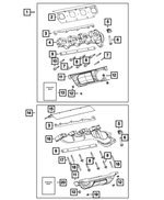 Exhaust Manifold Tie Bar - Mopar (68408130AA)