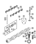 Exhaust Rocker Arm - Mopar (53021553AB)