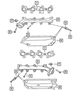 Exhaust Manifold Gasket, Right - Mopar (53032832AH)