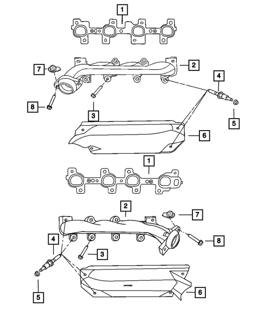 Hex Head Bolt And Washer | Mopar | Part Number (6035470)