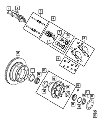 Wheel Bearing Seal | Mopar | Part Number (68454490AA)