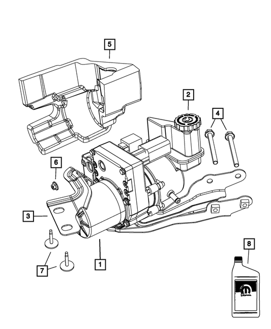 Power Steering Fluid | Mopar | Part Number (68088485AB)