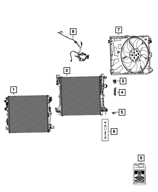 Antifreeze Coolant | Mopar | Part Number (68163848AC)