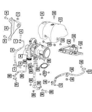 Banjo Washer | Mopar | Part Number (68094001AA)Motor Vehicle Engine PartsMy Mopar Garage