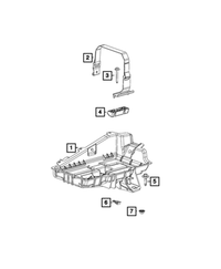 Battery Bracket | Mopar | Part Number (68082538AB)BatteriesMy Mopar Garage