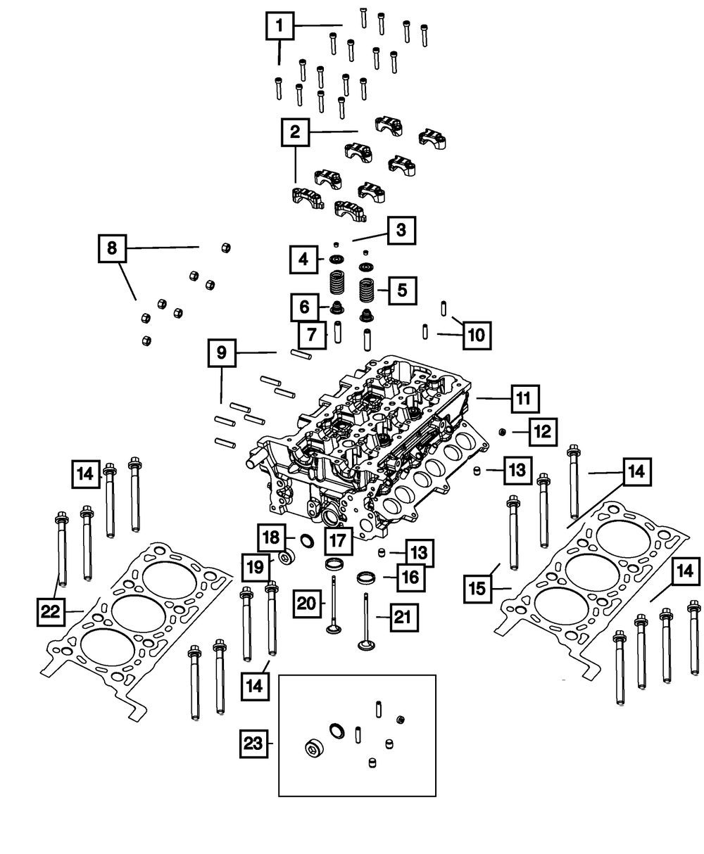 Bearing Cap Bolt | Mopar | Part Number (68027557AA)Motor Vehicle Engine PartsMy Mopar Garage