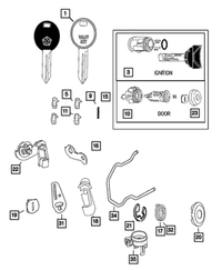 Blank Key | Mopar | Part Number (5134937AB)
