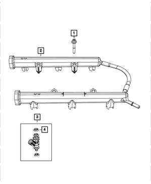 Fuel Injector O Ring Kit | Mopar | Part Number (68080831AA)