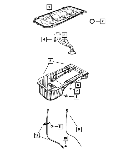 Hex Head Bolt And Coned Washer- Mounting | Mopar | Part Number (6102046AA)