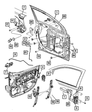 Hex Flange Head Screw- Mounting- Upper | Mopar | Part Number (6105043AA)