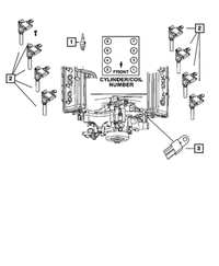 Ignition Coil | Mopar | Part Number (68238603AA)