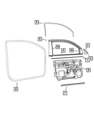 Mirror Flag Cover- Right | Mopar | Part Number (1SH16KX7AA)Motor Vehicle MirrorsMy Mopar Garage