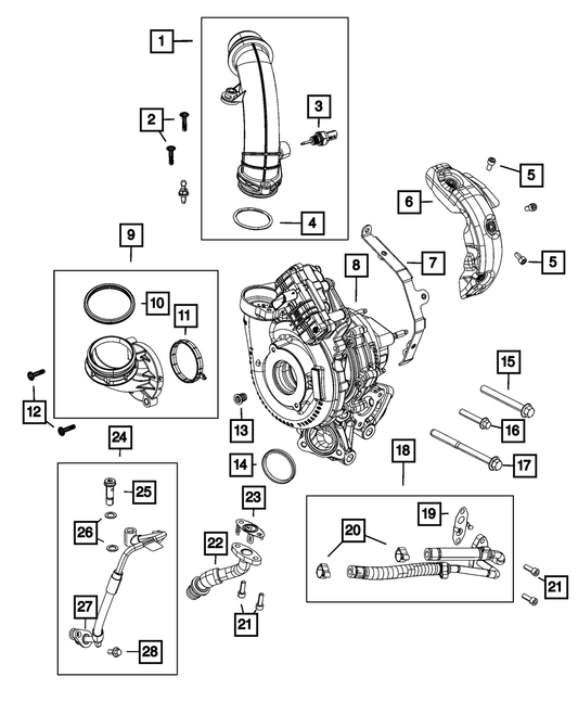 O Ring | Mopar | Part Number (68487031AA)Motor Vehicle Engine PartsMy Mopar Garage