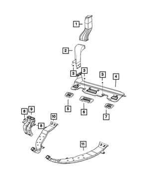 Plastic Rivet | Mopar | Part Number (6502632)