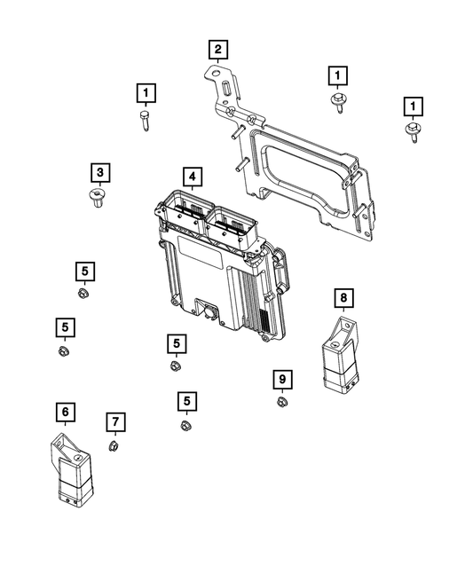 Powertrain Control Module | Mopar | Part Number (68256850AA)Motor Vehicle Engine PartsMy Mopar Garage