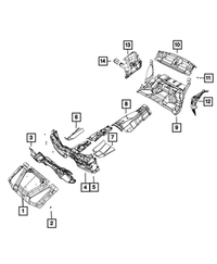 Push Retainer Pin | Mopar | Part Number (4878883AA)Motor Vehicle Engine PartsMy Mopar Garage