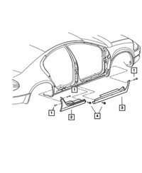 Rivet- Right | Mopar | Part Number (6513482AA)