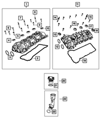 Seal- Right Side | Mopar | Part Number (4893806AB)Motor Vehicle Engine PartsMy Mopar Garage