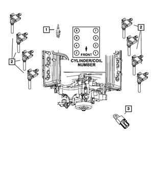 Spark Plug | Mopar | Part Number (68303913AA)