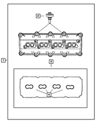 Special Bolt And Grommet- Mounting | Mopar | Part Number (6509387AA)