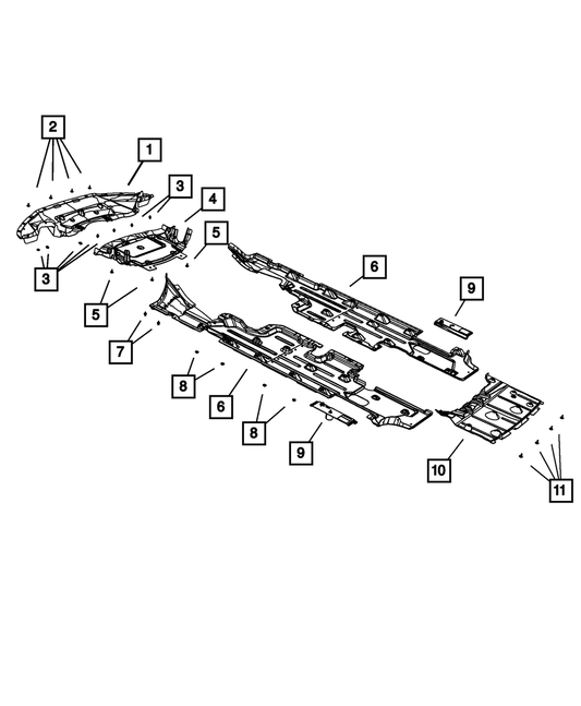 Tapping Hex Head Screw And Washer | Mopar | Part Number (6506161AA)
