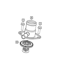 Thermostat | Mopar | Part Number (52028898AJ)