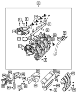 Throttle Body Gasket - Mopar (68359029AA)