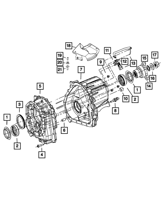 M8x1.25x20.00 Screw | Mopar | Part Number (6513328AA)