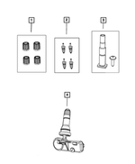 Tire Pressure Sensor - Mopar (68378369AF)