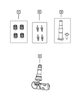 Tire Pressure Sensor - Mopar (68378369AF)
