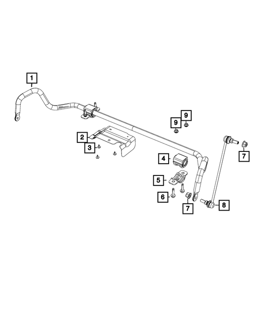 Hex Nut And Washer | Mopar | Part Number (6508274AA)