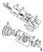 Brake Pads - Mopar (68453097AB)