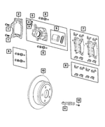 Hex Flange Head Bolt - Mopar (6513551AA)