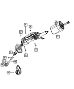 Hex Flange Head Locking Bolt - Mopar (6506950AA)