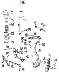 Hex Flange Head Bolt - Mopar (6507654AA)